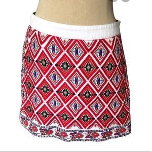 LF Embroidered Mini Skirt